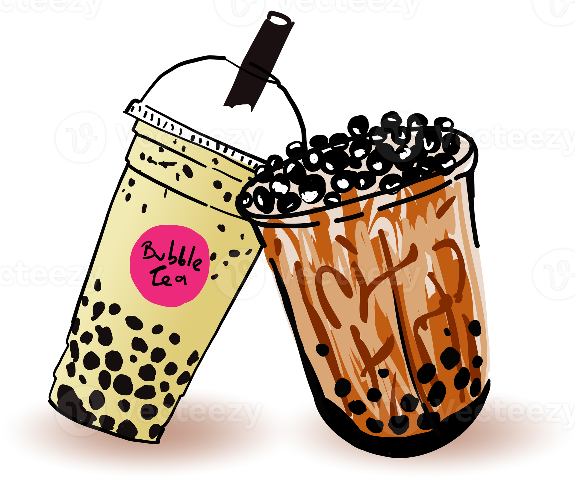 Bubble milk tea, Pearl milk tea. png. 15724007 PNG