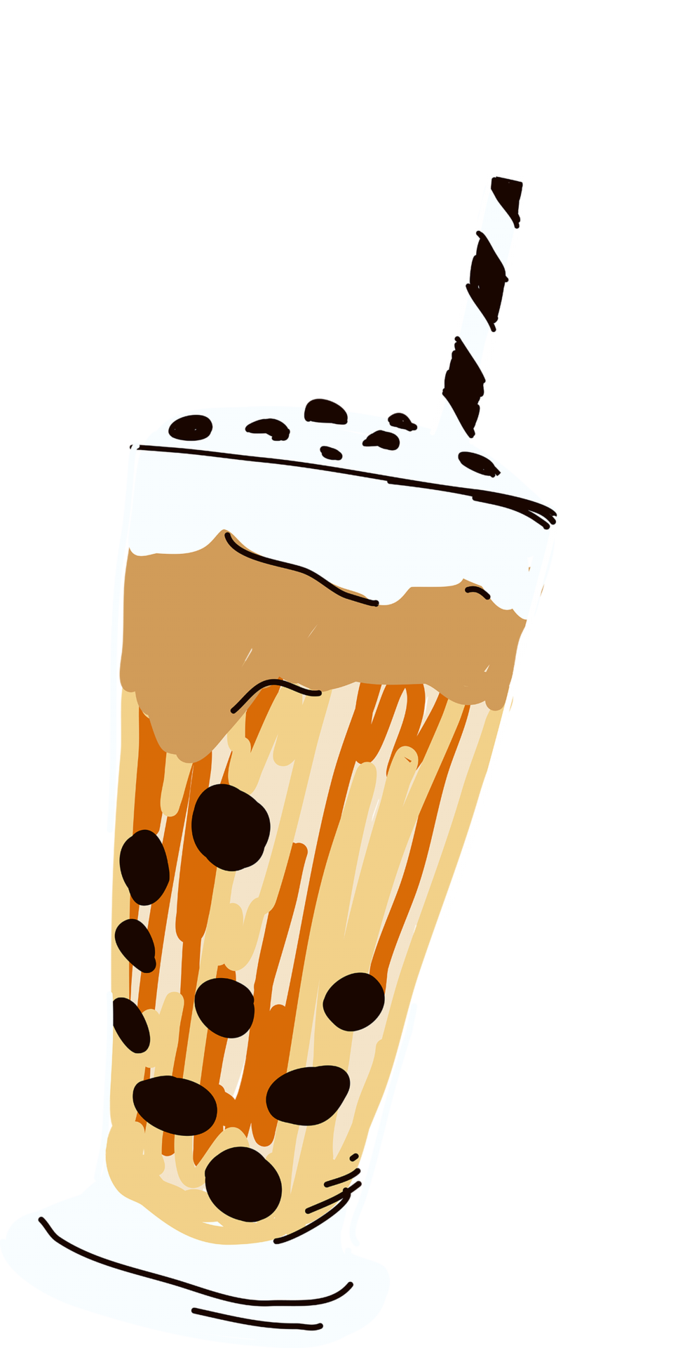 Bubble milk tea, Pearl milk tea. png. 15724026 PNG