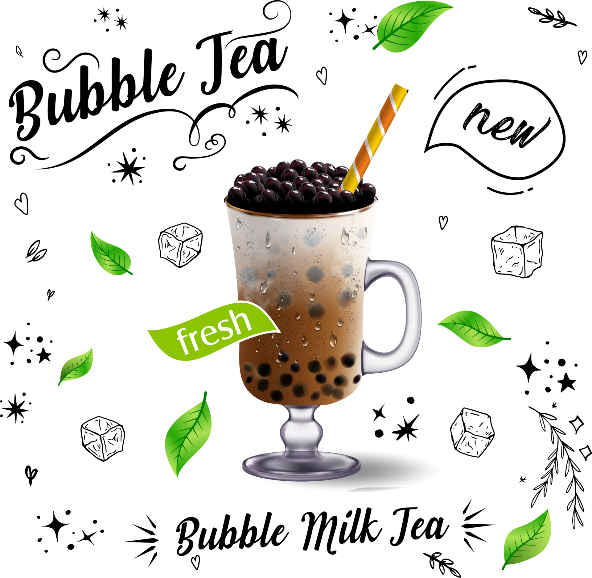 Bubble milk tea, Pearl milk tea. png. 15724027 PNG