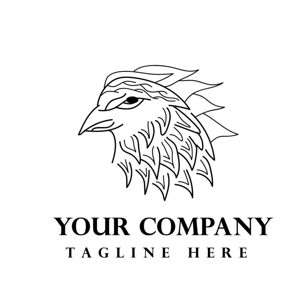 logotipo de águila para varias empresas vector