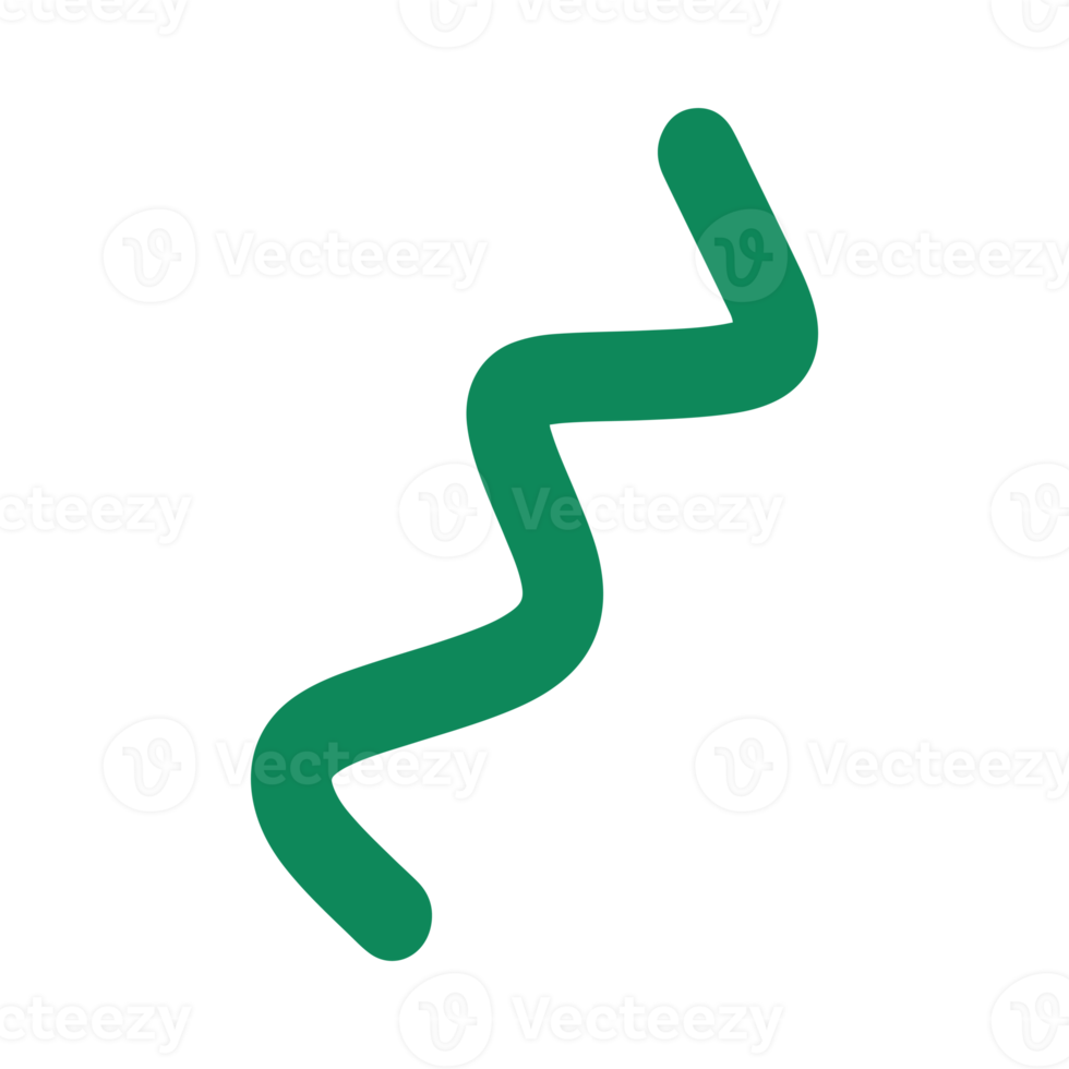 Trendy colorful line in dynamic shape png