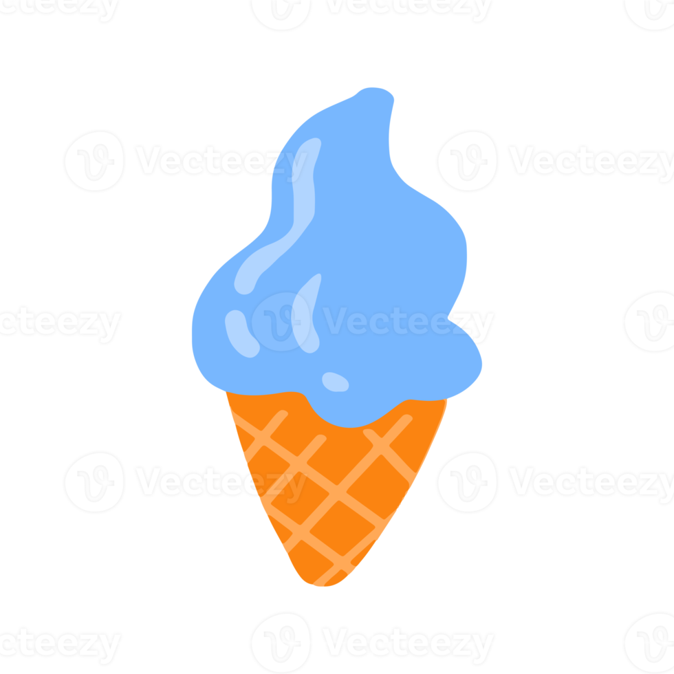 glace douce et mignonne pour élément de design png