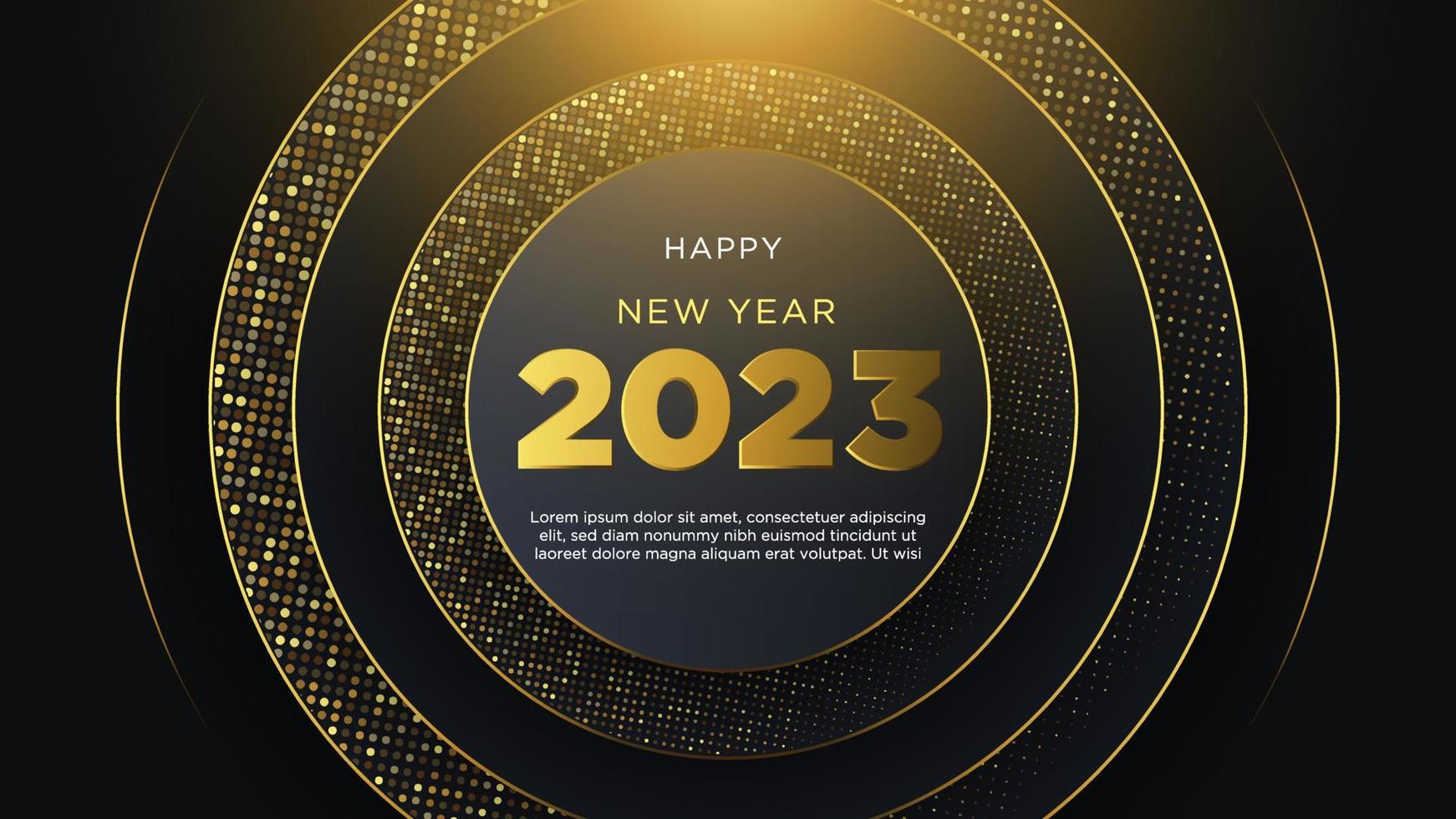 2023 Happy New Year and Merry Christmas. abstract design luxury concept. Vector Eps10