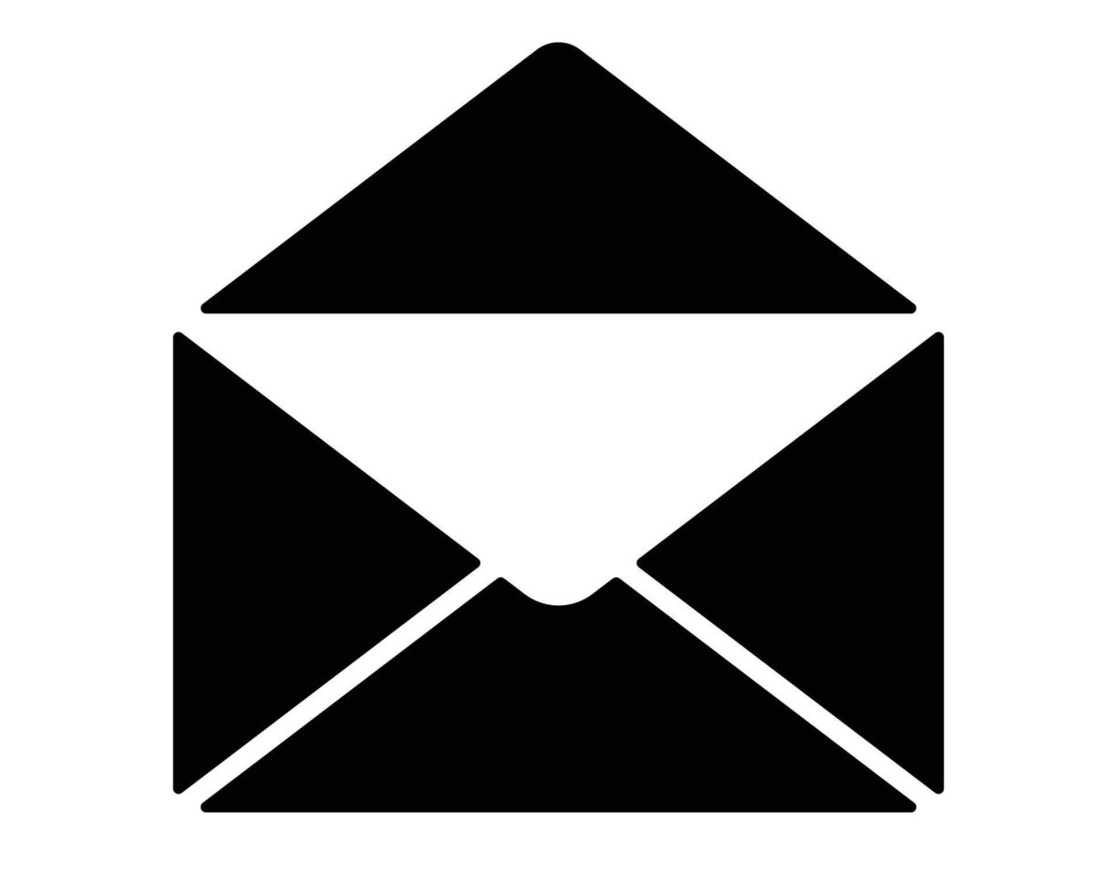 Open mail vector icon