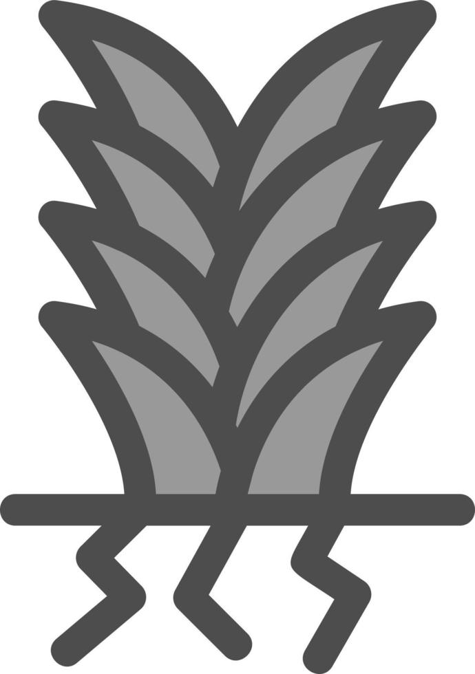 diseño de icono de vector de yuca