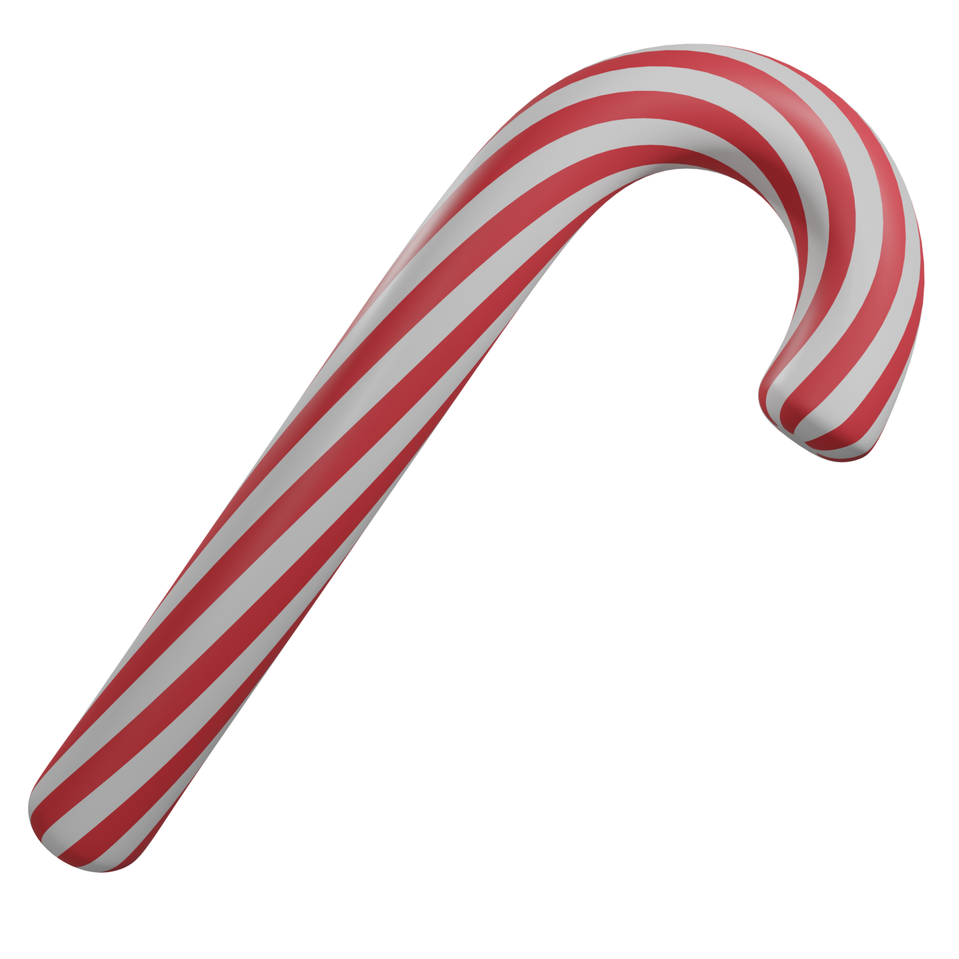 3D candy cane PNG 15724573 PNG