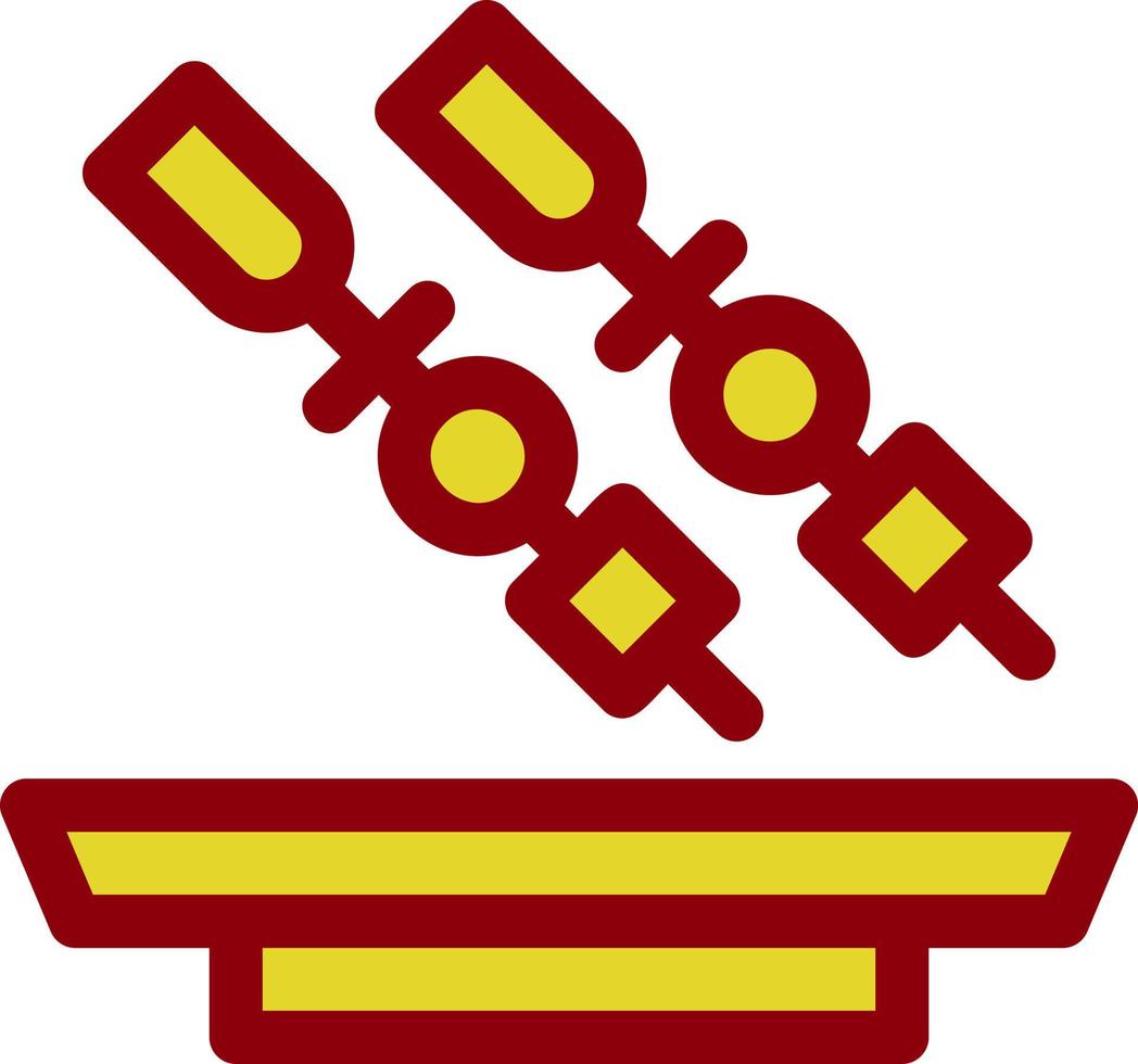 diseño de icono de vector satay