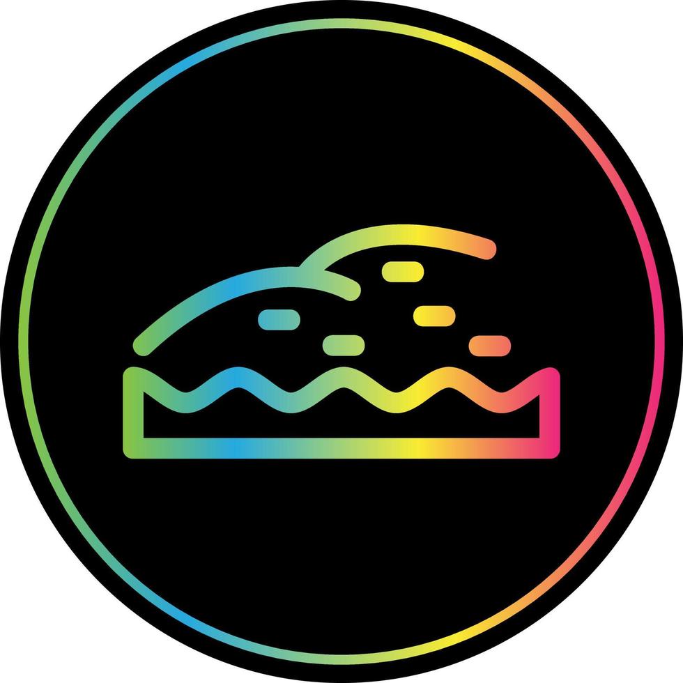 Shore Landscape Glyph Icon vector