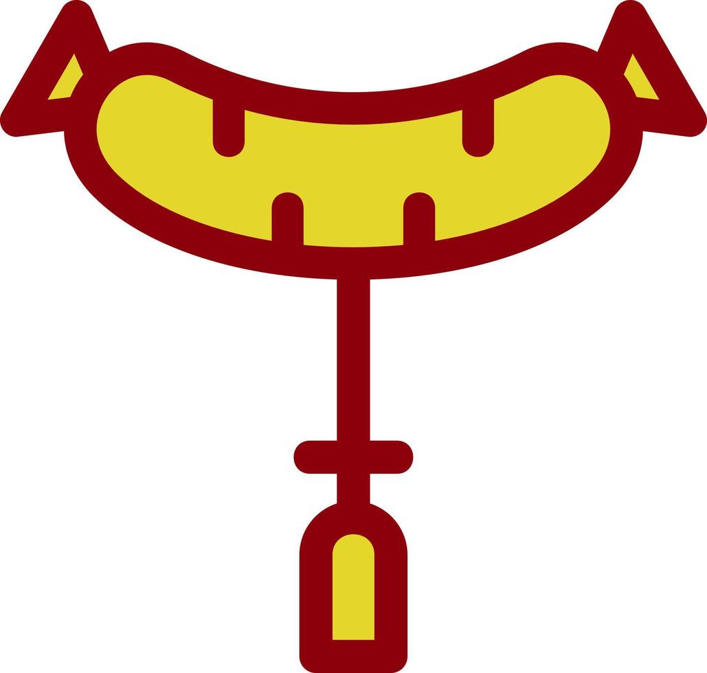 diseño de icono de vector de salchicha