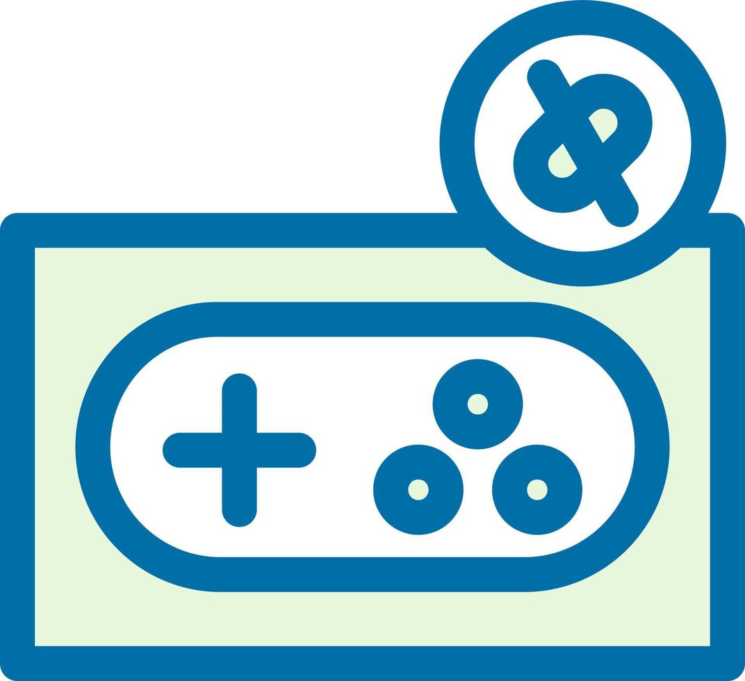Game Disconnect Line Vector Icon Design