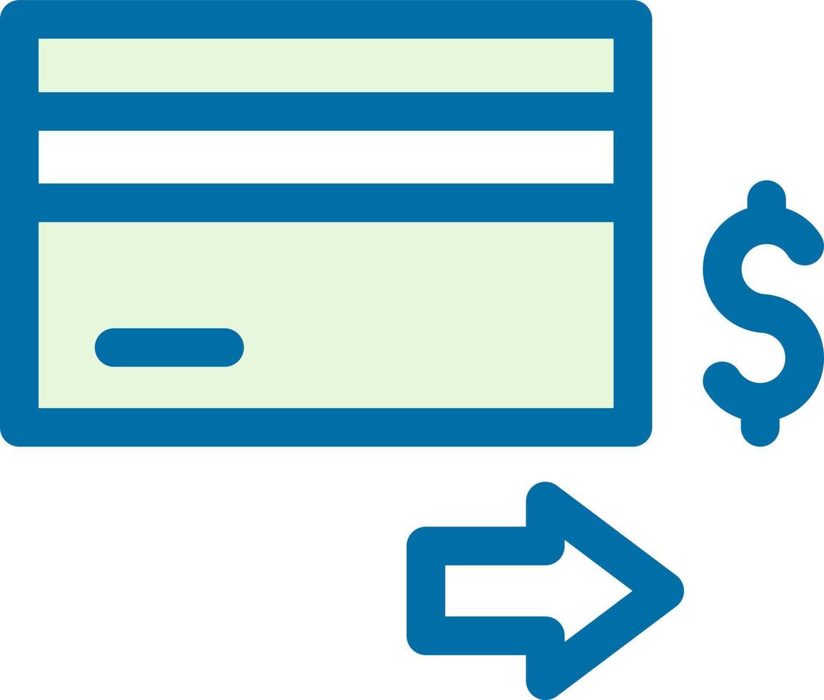 Credit Card Payment Line Vector Icon Design