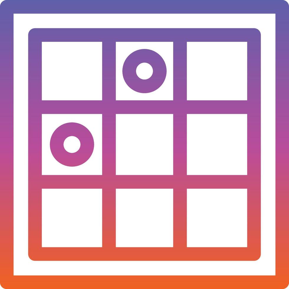 Chess Game Line Vector Icon Design