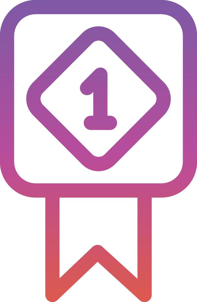 Game Achievement Line Vector Icon Design