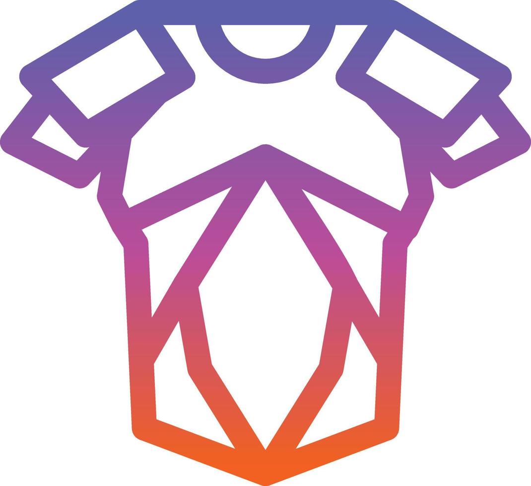 Armor Line Vector Icon Design