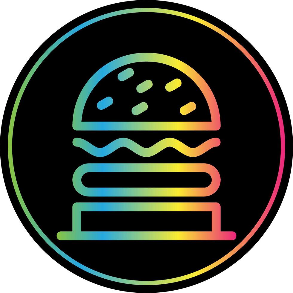 Burger Sandwich Vector Icon Design