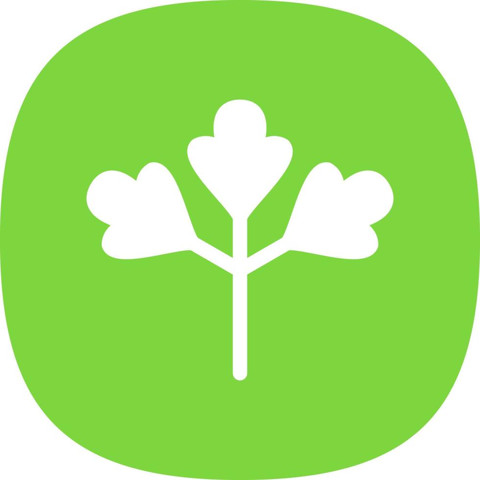 diseño de icono de vector de cilantro