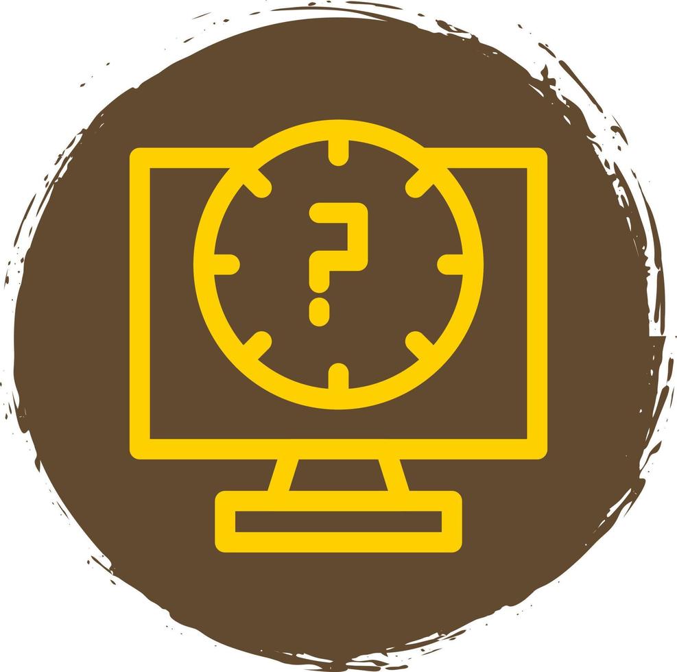 Lag Line Vector Icon Design