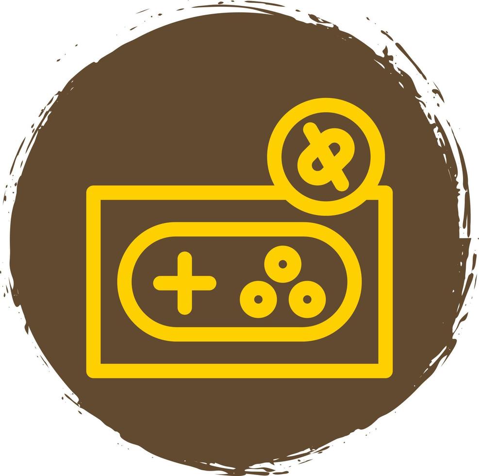 Game Disconnect Line Vector Icon Design