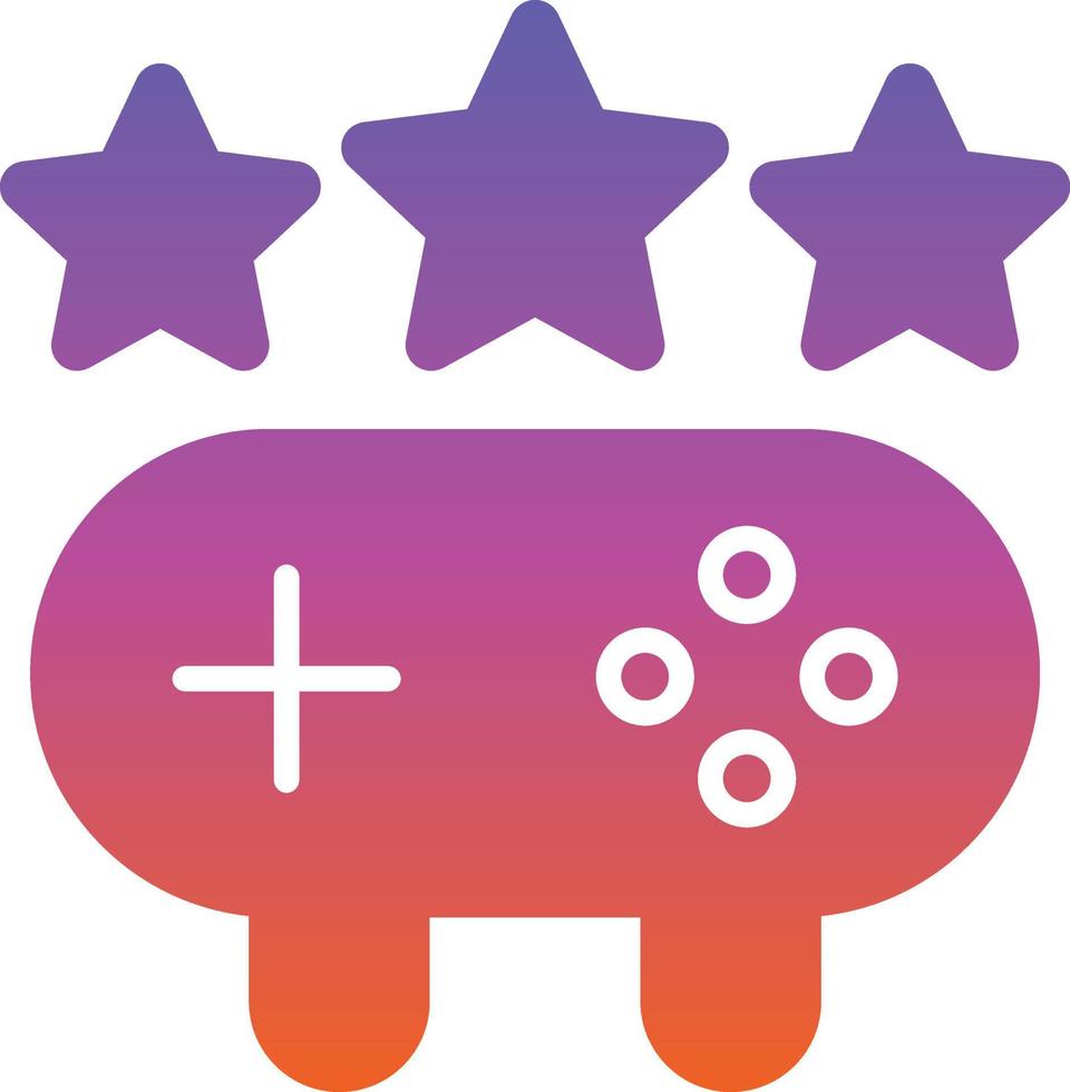 Game Ranking Line Vector Icon Design