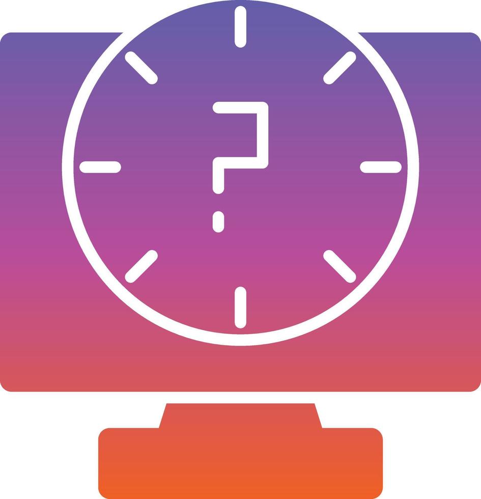 Lag Line Vector Icon Design