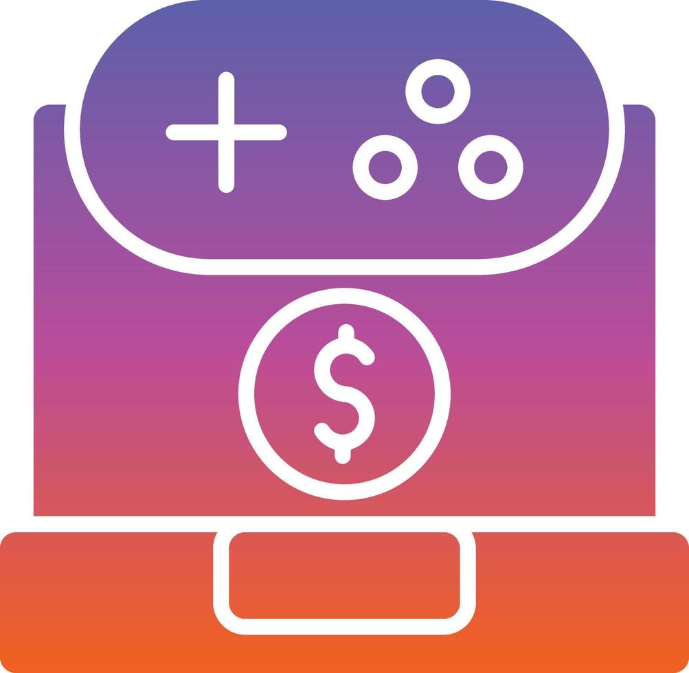 Purchase Game Line Vector Icon Design
