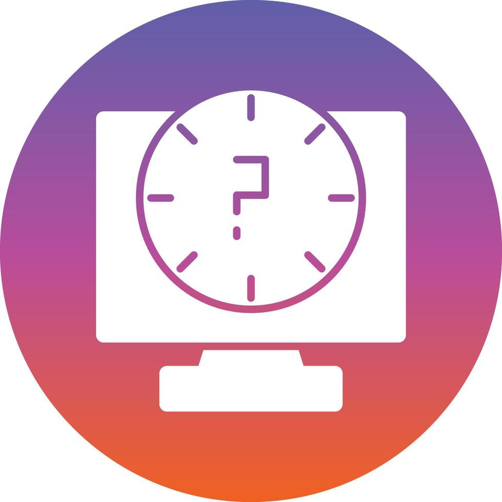 Lag Line Vector Icon Design