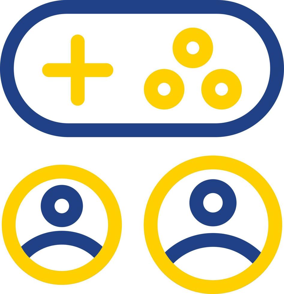 Game Viewers Line Vector Icon Design