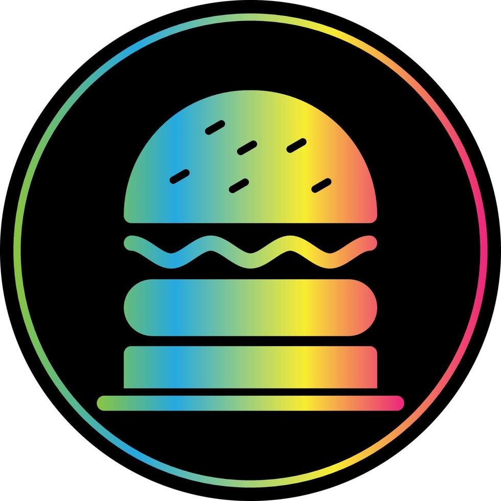 Burger Sandwich Vector Icon Design