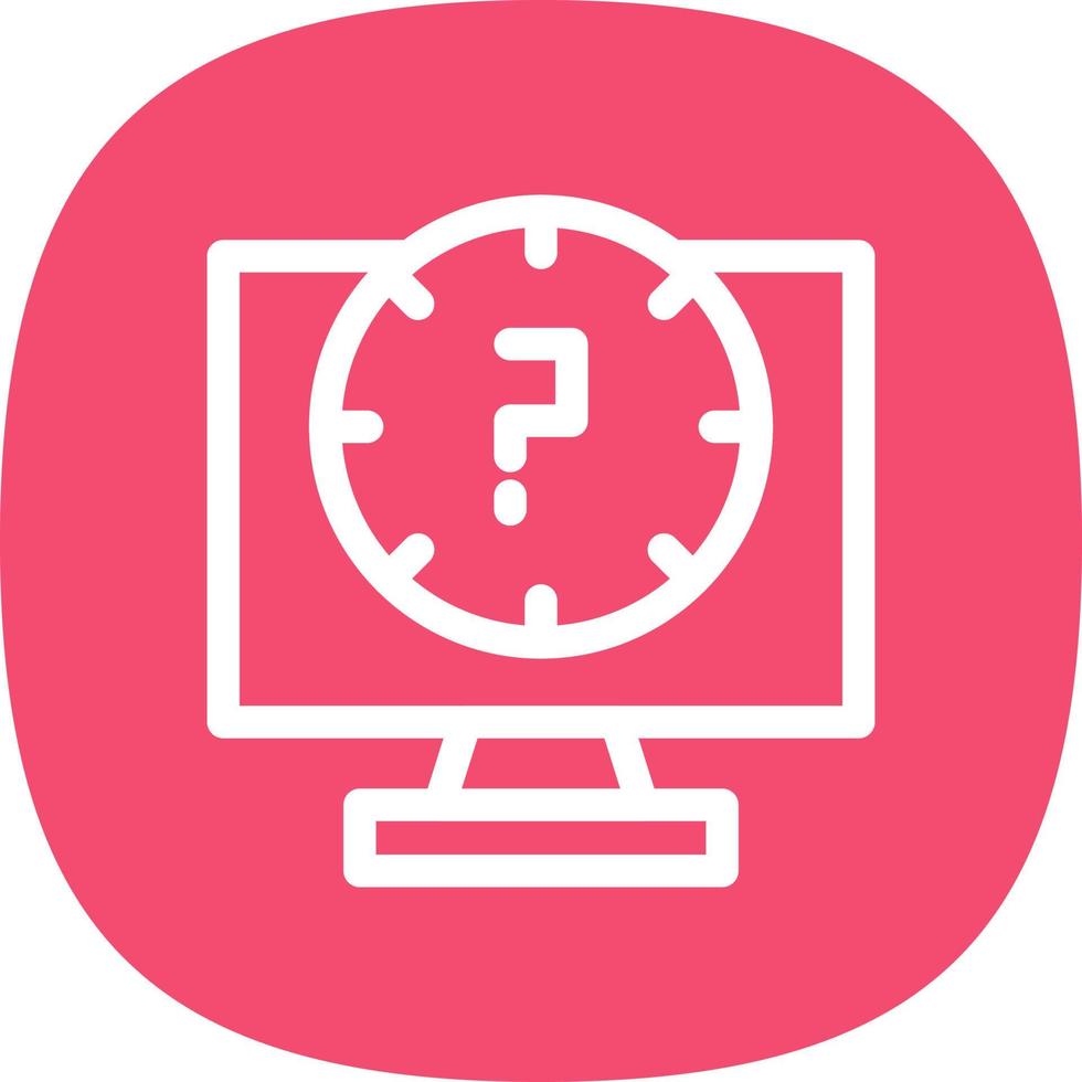 Lag Line Vector Icon Design