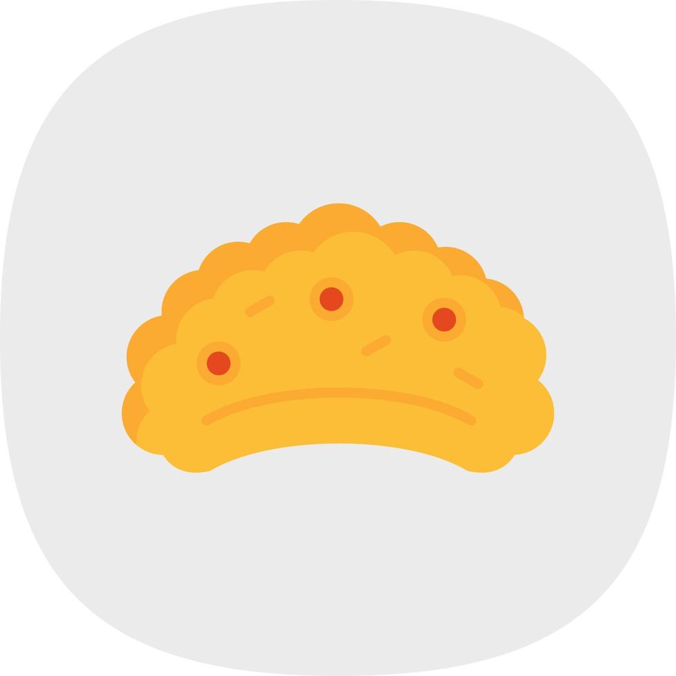 diseño de icono de vector de empanada