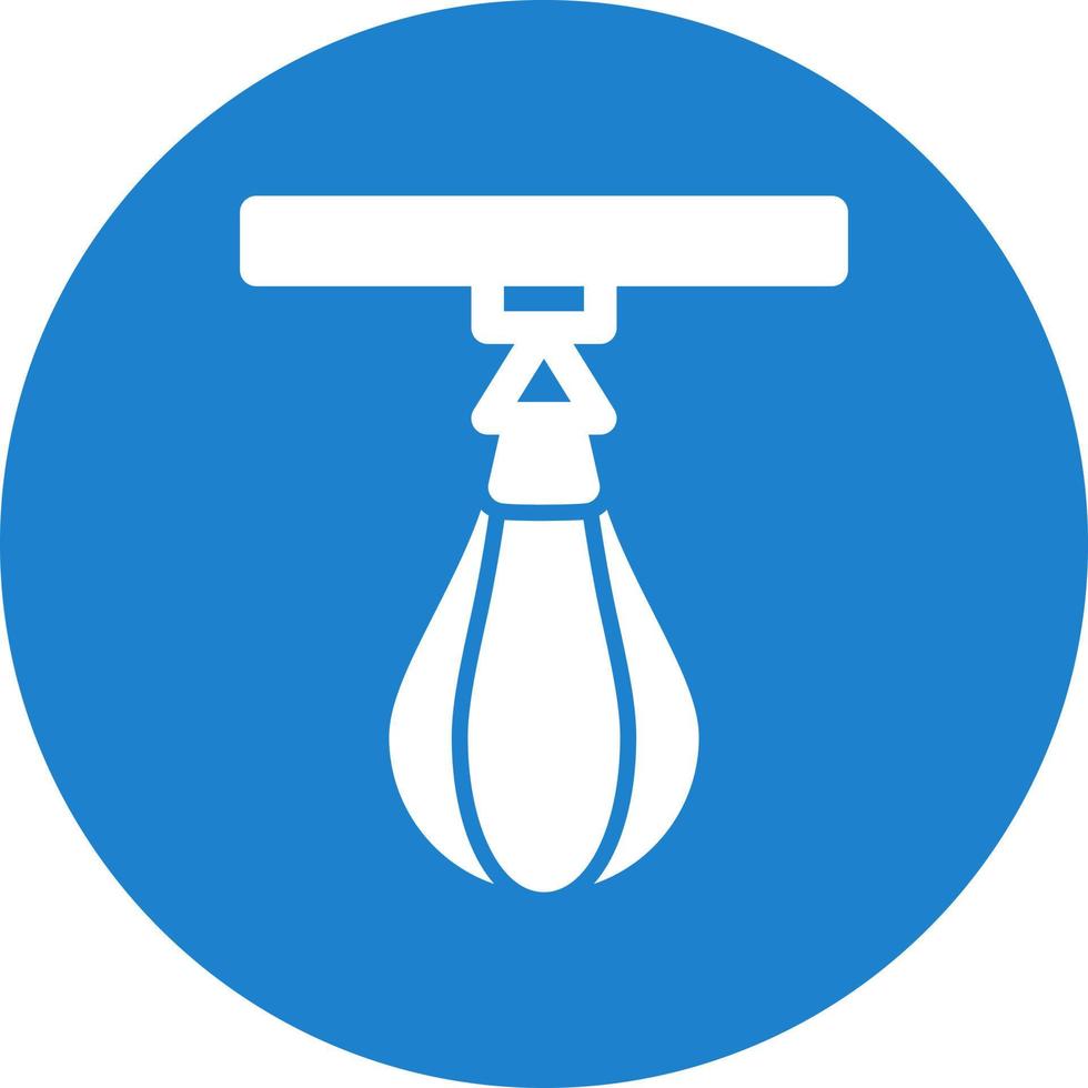 Punching Ball Vector Icon Design