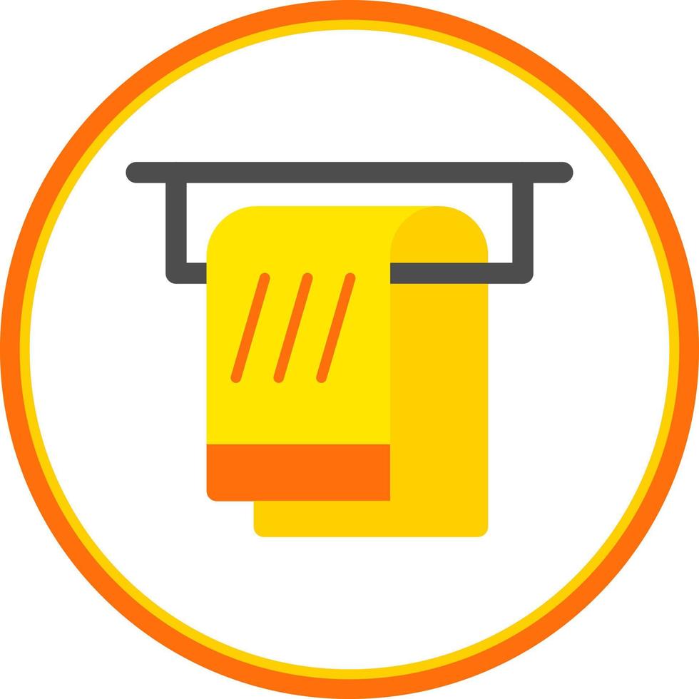Towel Vector Icon Design