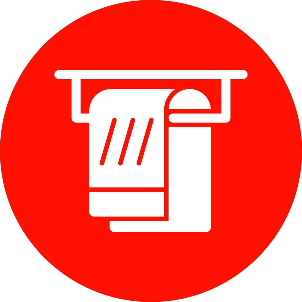 Towel Vector Icon Design