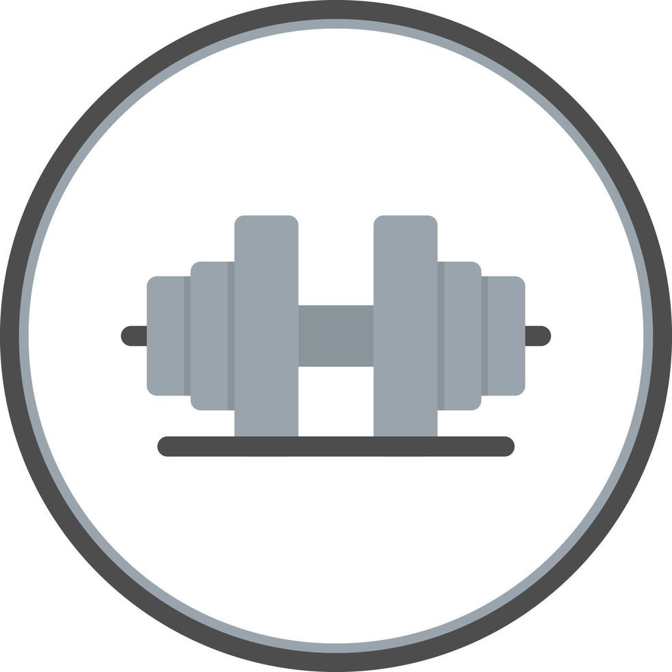 Barbells Vector Icon Design