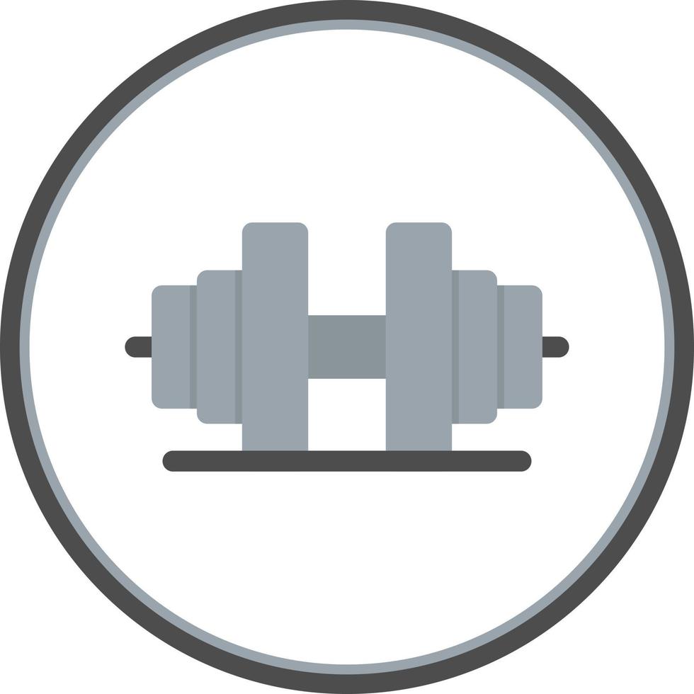 Barbells Vector Icon Design