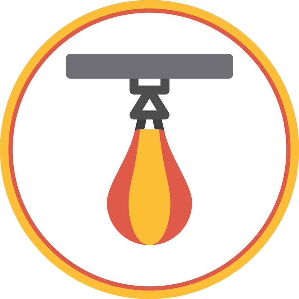 Punching Ball Vector Icon Design