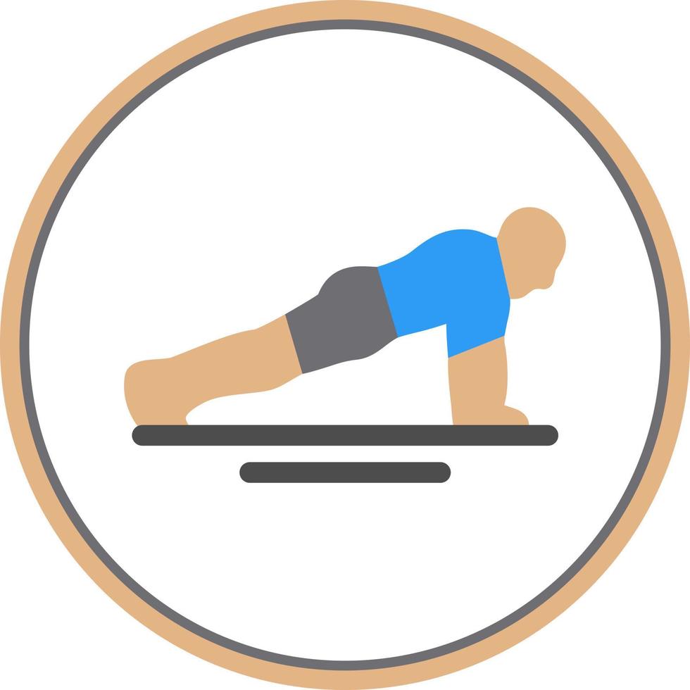 Push Ups Vector Icon Design