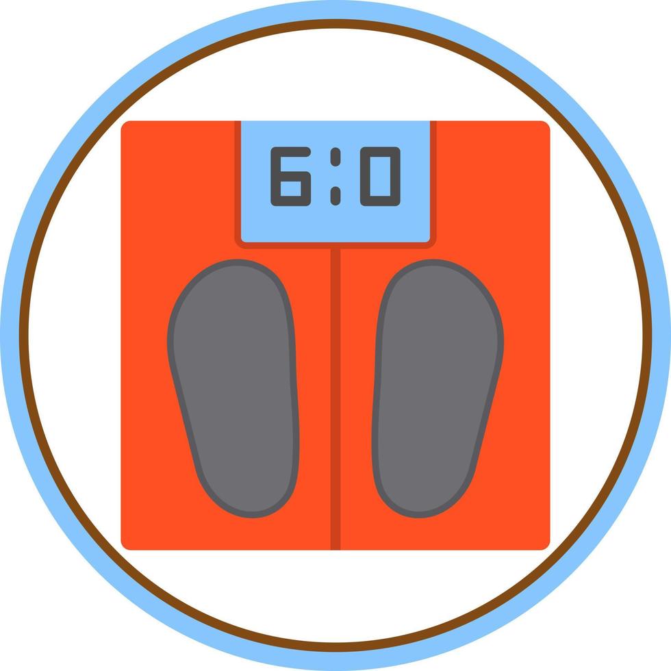 Weight Machine Vector Icon Design