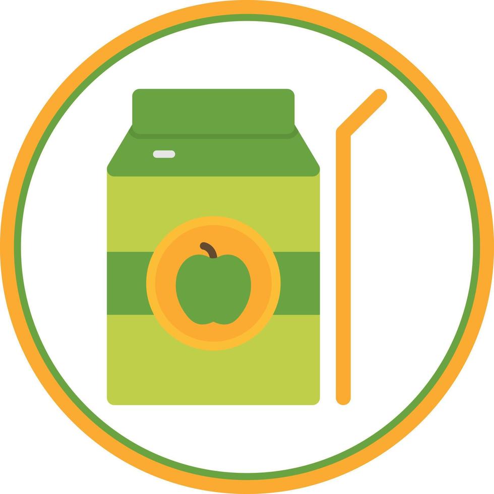 Apple Juice Vector Icon Design