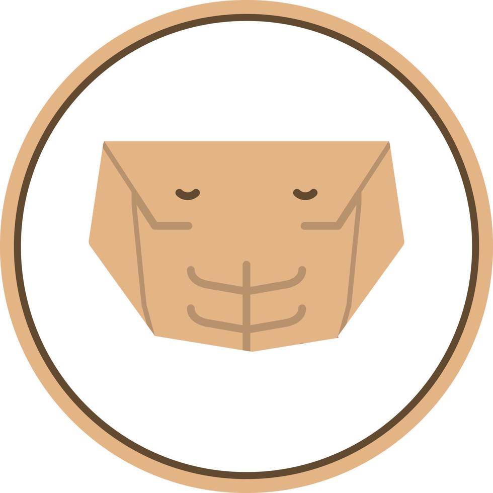 Chest Muscle Vector Icon Design