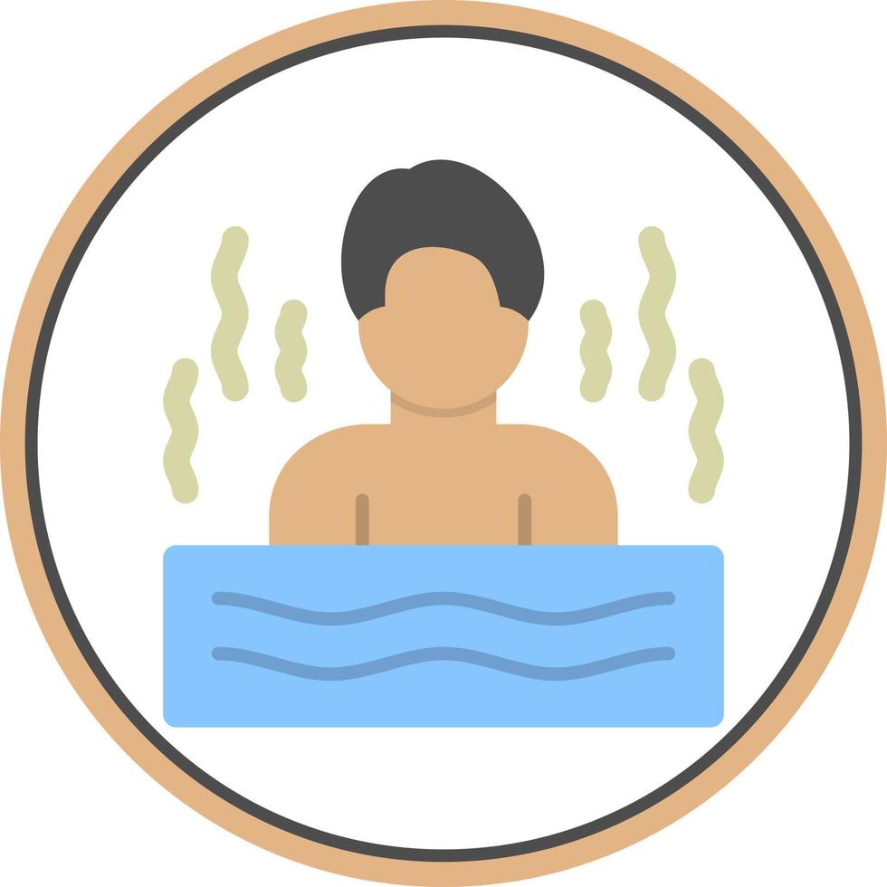 diseño de icono de vector de sauna