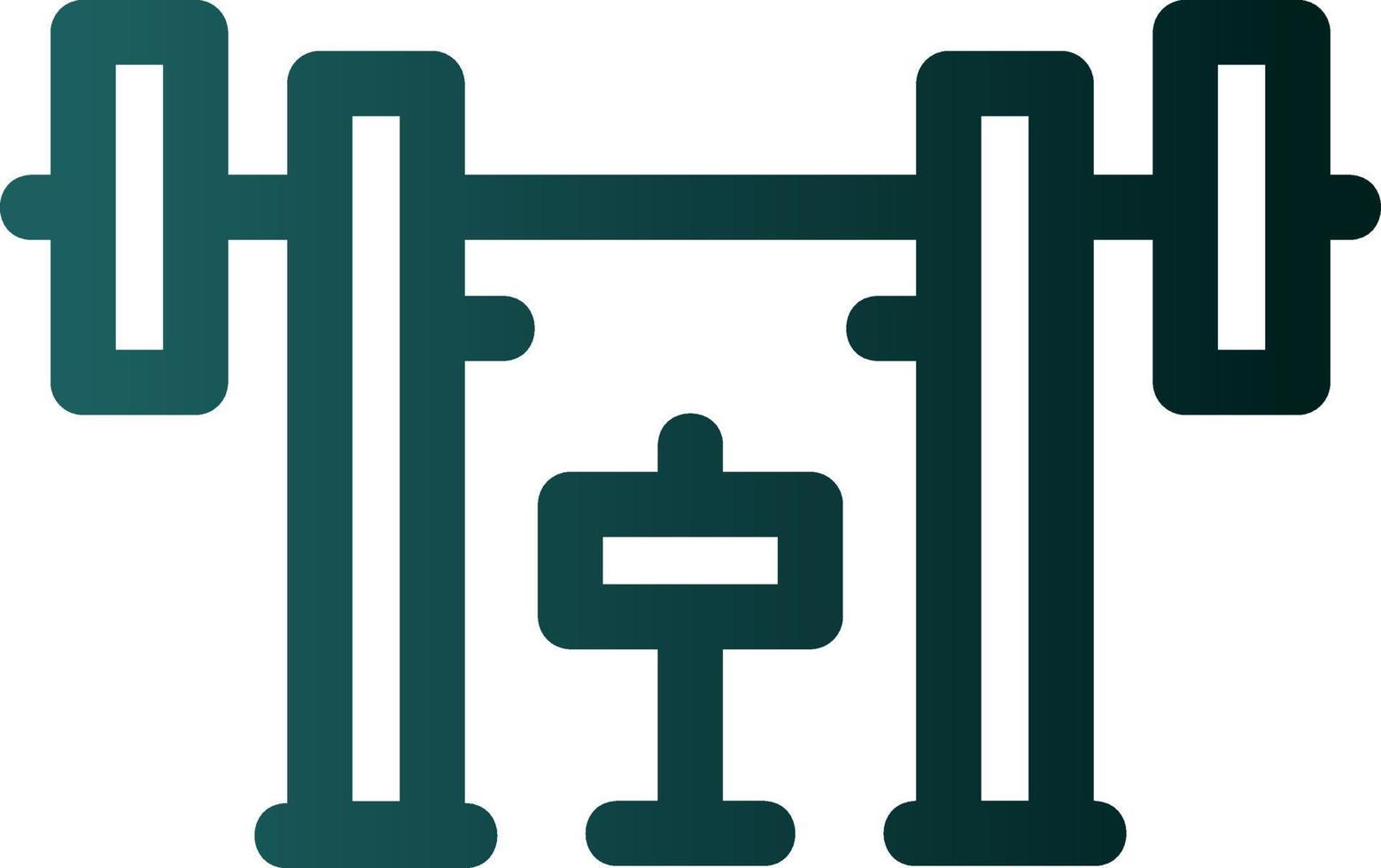Weight Bar Vector Icon Design
