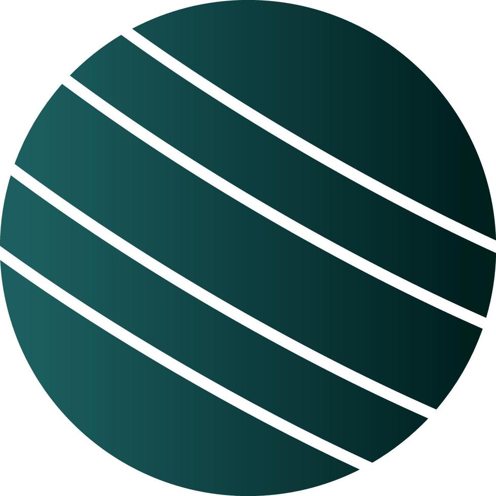 Fitball Vector Icon Design