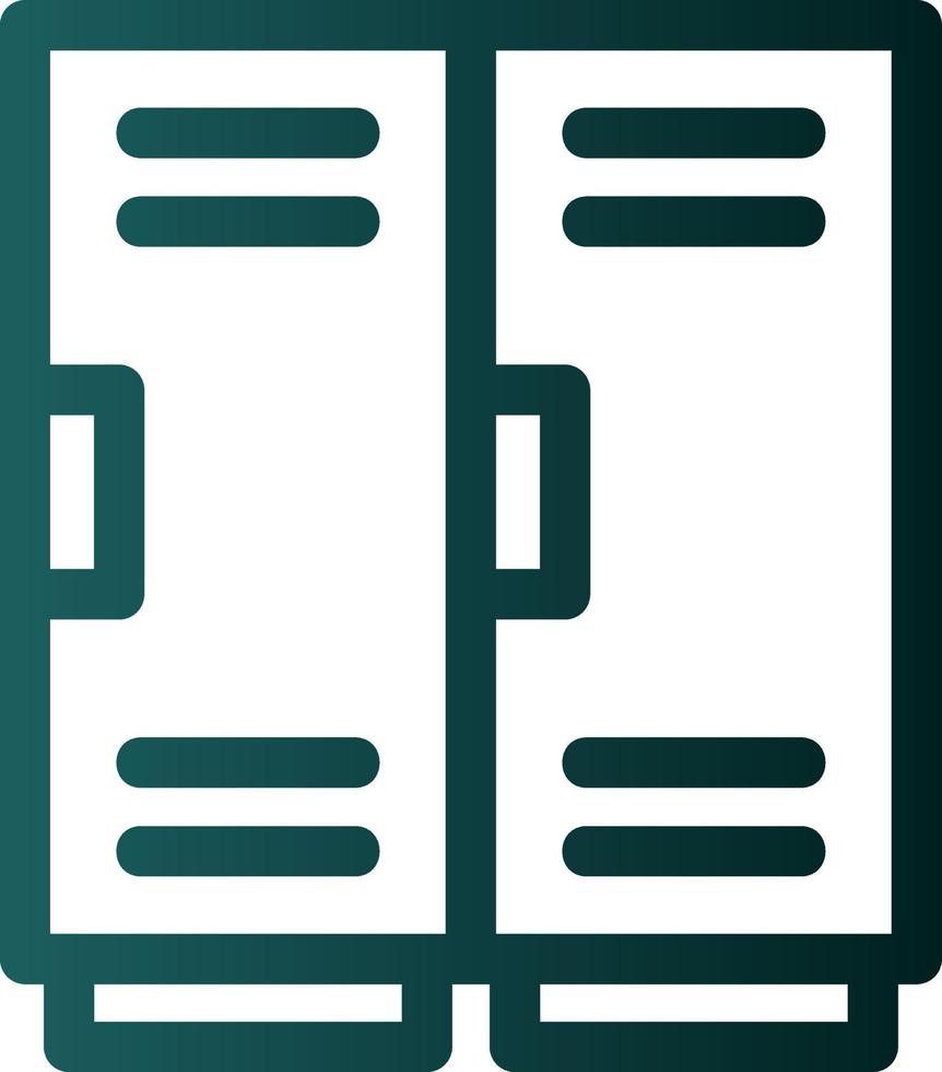 Locker Vector Icon Design