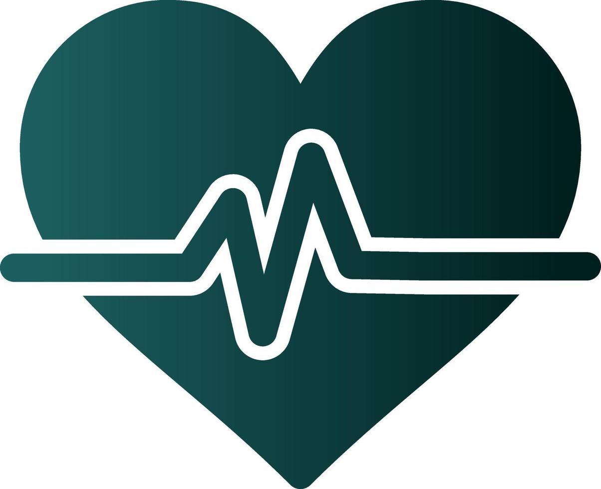 Heartbeak Vector Icon Design