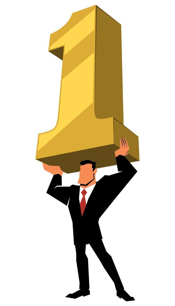 Businessman Number One vector