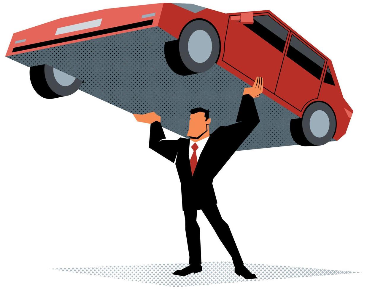 Businessman Lifting Car 15726319 Vector Art At Vecteezy Businessman Lifting Car 15726319 Vector Art At Vecteezy