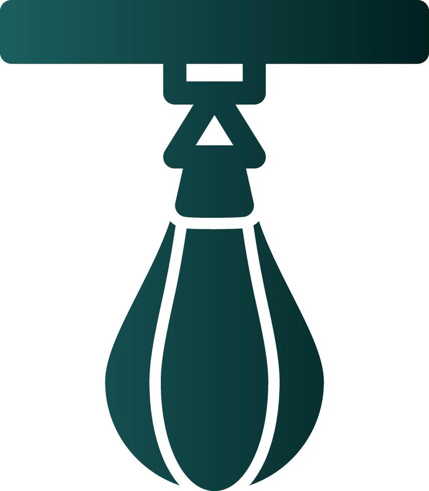 Punching Ball Vector Icon Design