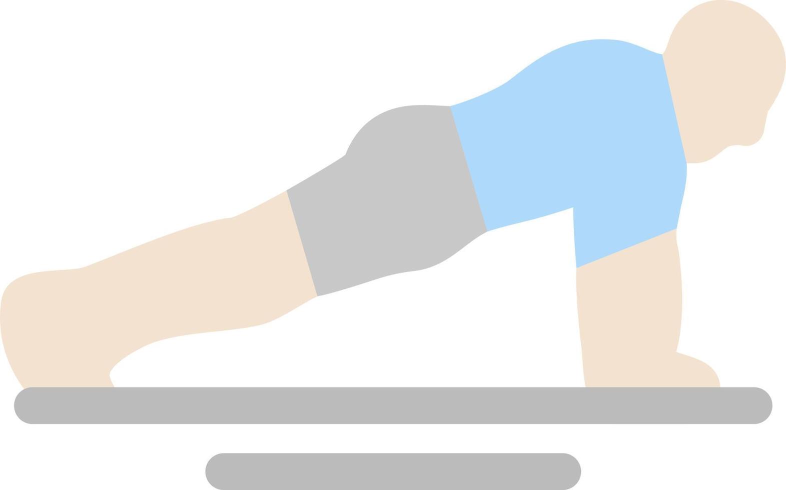 Push Ups Vector Icon Design