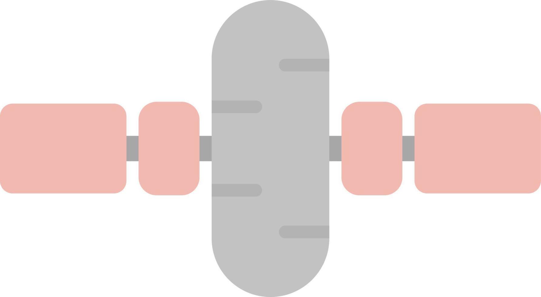Gym Wheel Vector Icon Design